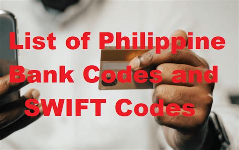 chibabank code ng diskwento|List of Bank Codes (BRSTN) & SWIFT Codes (BIC) of Philippine .